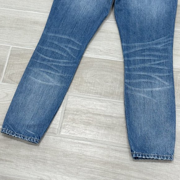 Madewell Rigid High-Rise Skinny The Perfect Vintage Denim Blue Jeans Size 26P - Picture 9 of 15